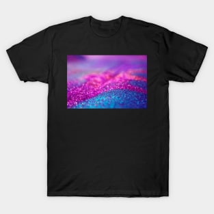 Pink, Blue and Purple Glitter T-Shirt